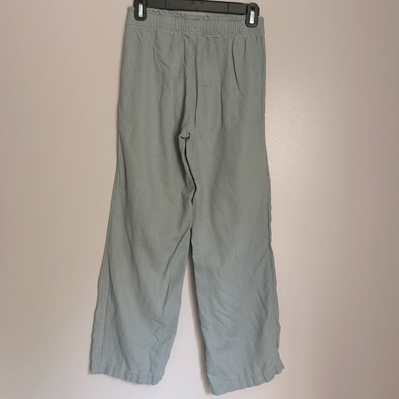 Abercrombie Girls Wide Leg Linen Blend Pants - Picture 3 of 4